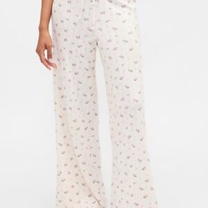 GAP Relaxed Pointelle Wide-Leg PJ Pants